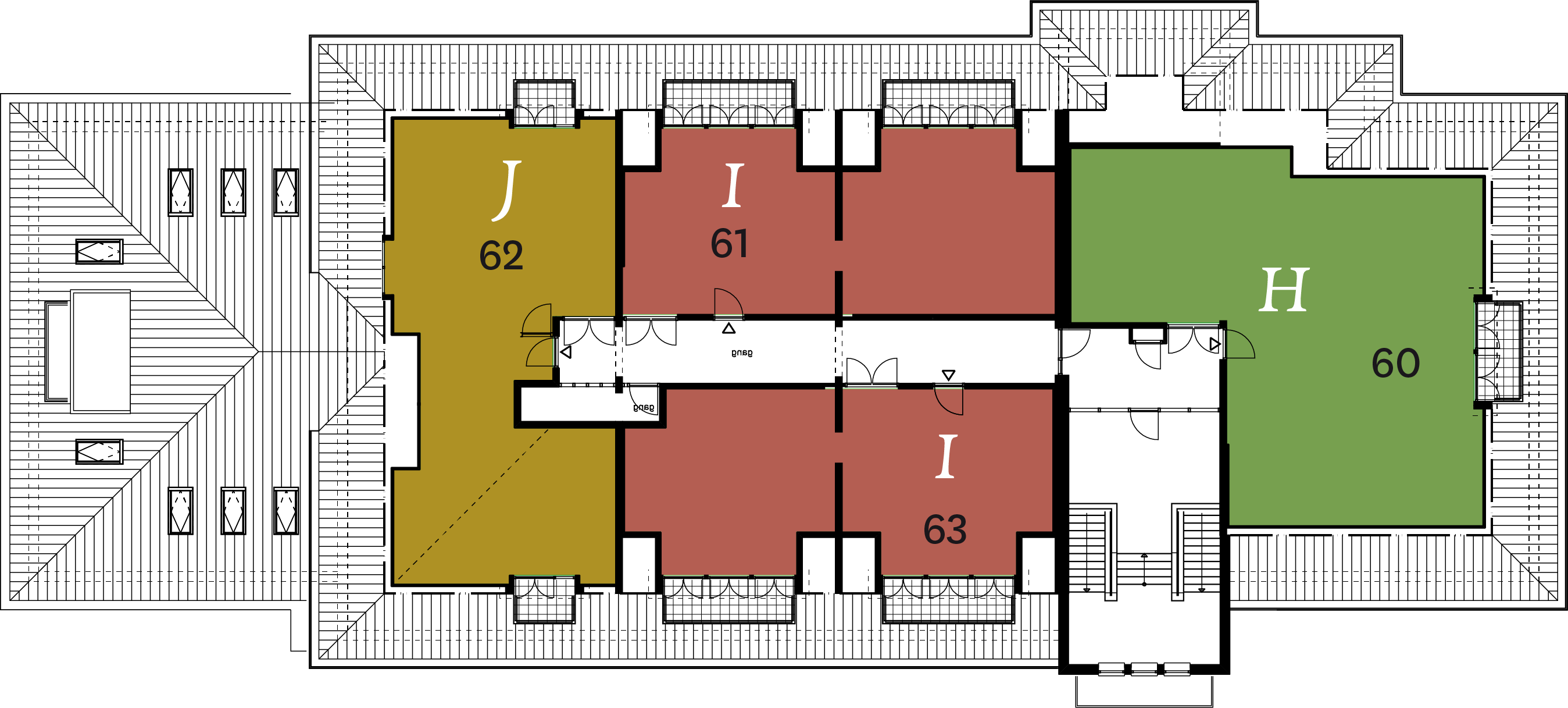 2e verdieping fase 3 plattegrond