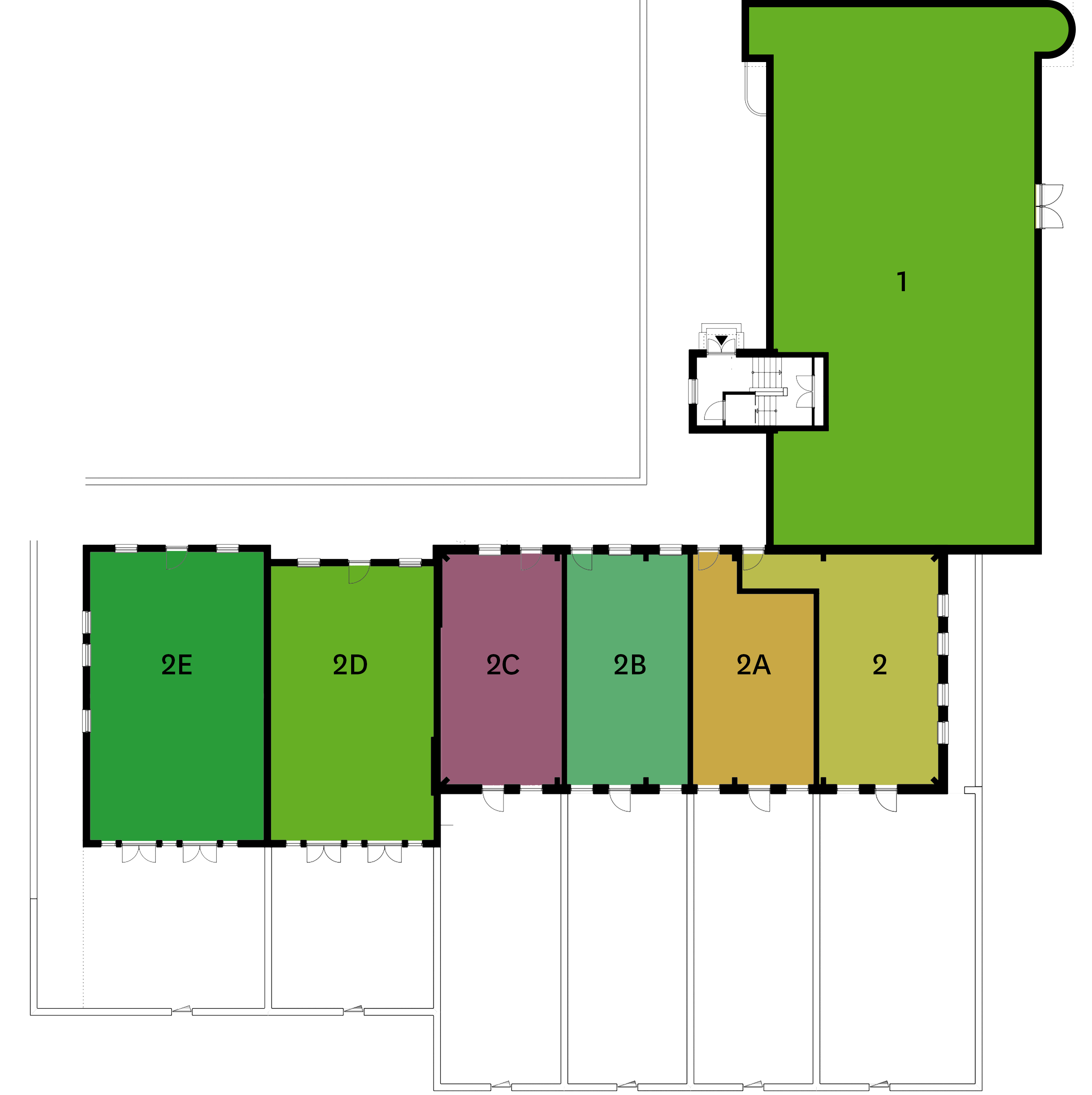 Begane grond fase 5 plattegrond